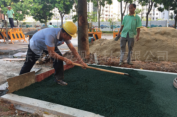 冷拌透水沥青路面